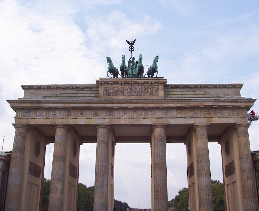 Das Brandenburger Tor - das Symbol für das preußische Deutschkand schlechthin.