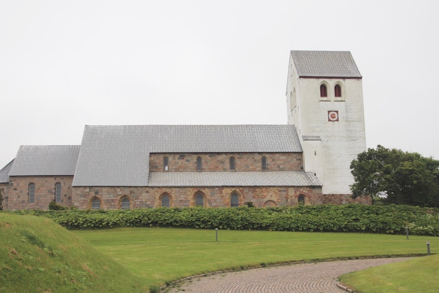 Vestervig Kirke - von der Nordsee bei Agger gut zu sehen