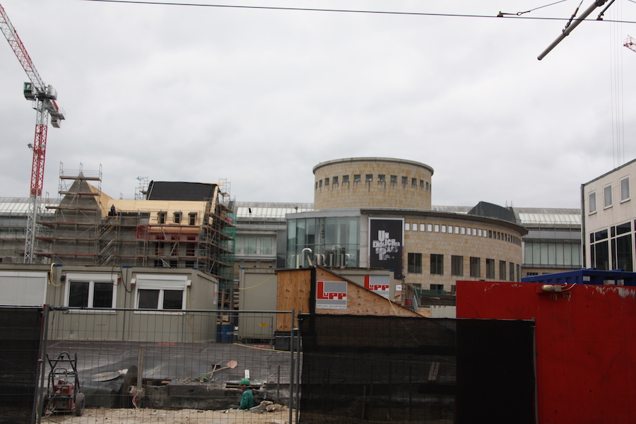 Zwischen Schirn und Römer entstanden die Neubaute im alten Stil