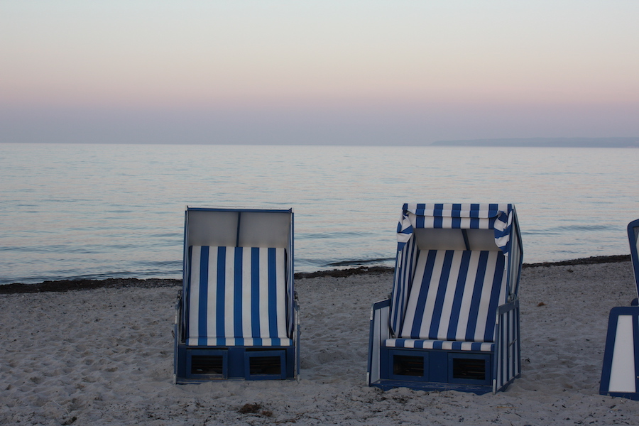 Das ist die gepflegte Seite der Schaabe - Strandabschnitt in Juliusruh.