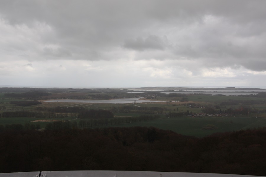 Ohne Regen hätte man bestimmt bis zum Jasmund gucken können