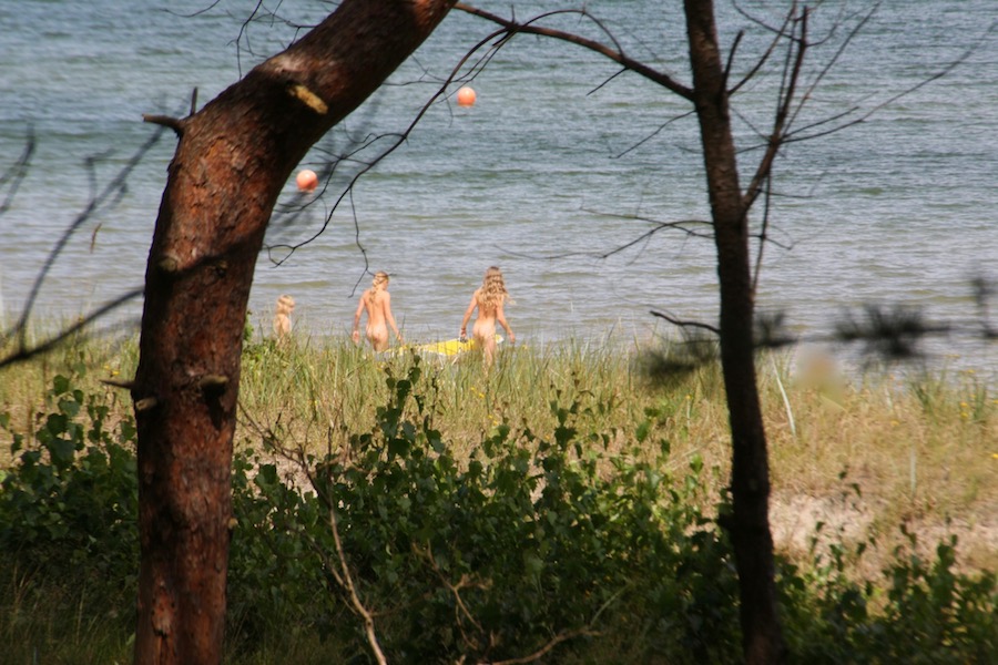 Strandabschnitt bei Block II im Sommer