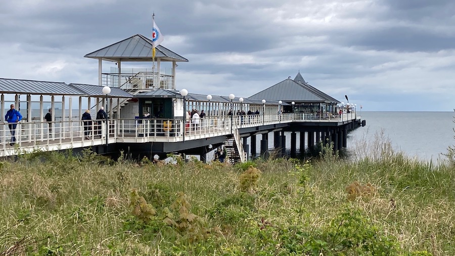 Der Anfang der Seebrücke in Heringsdorf