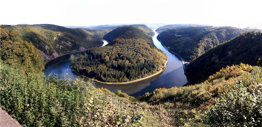 Die Saarschleife bei Mettlach