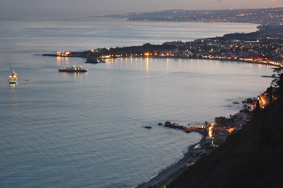 Bucht von Taormina/Sizilien