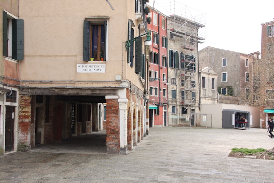 Das jüdische Museum in Venedig (eingerüstet)