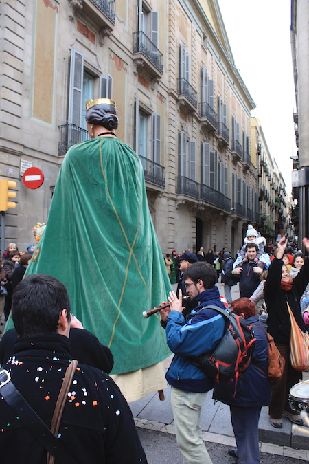 Gigantes im Karneval von Barcelona, 2010